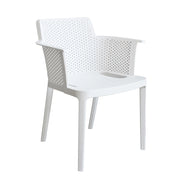 POLTRONA CATHY IN PLASTICA DI COLORE BIANCO