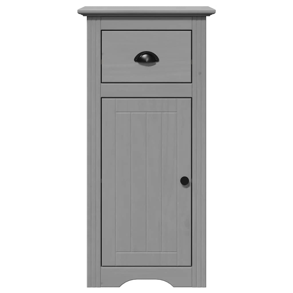 Mobiletto da bagno BODO 44 x 30 x 90 cm ampio spazio di archiviazione stile rustico legno grigio 02_0057679