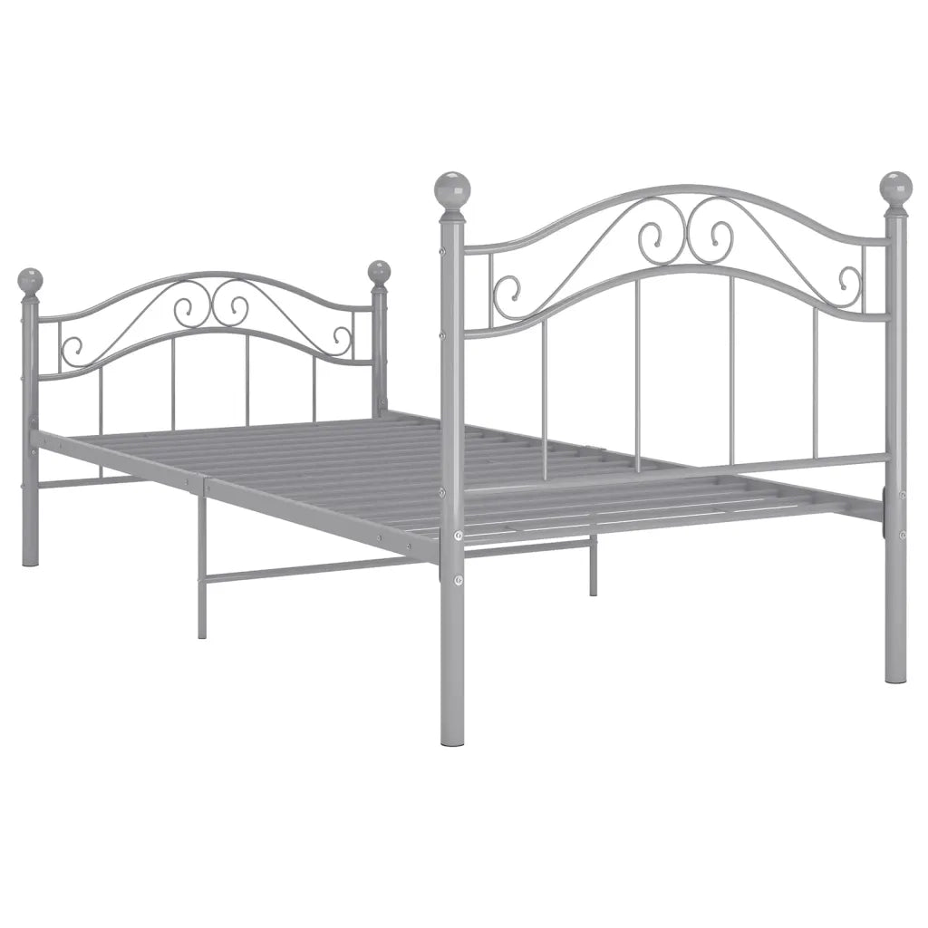 Giroletto Grigio in Metallo 90x200 cm 324990