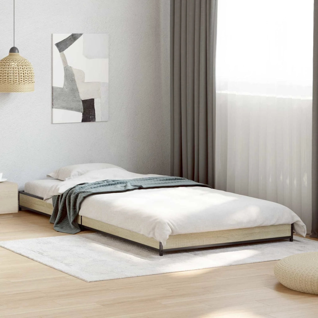 Struttura del letto Rovere Sonoma 80 x 200 cm 8009143