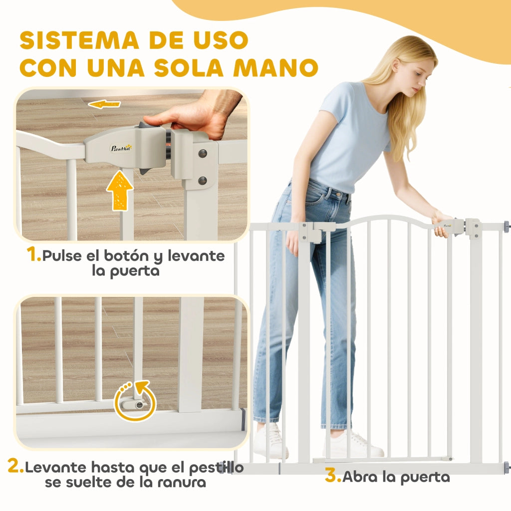Barriera per Cani ¨C zephmum ¨C Bianco 74-94 cm