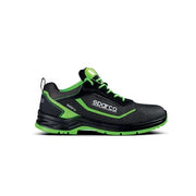 SPARCO SCARPE FORESTER S3 NERO VERDE FLUO N.48