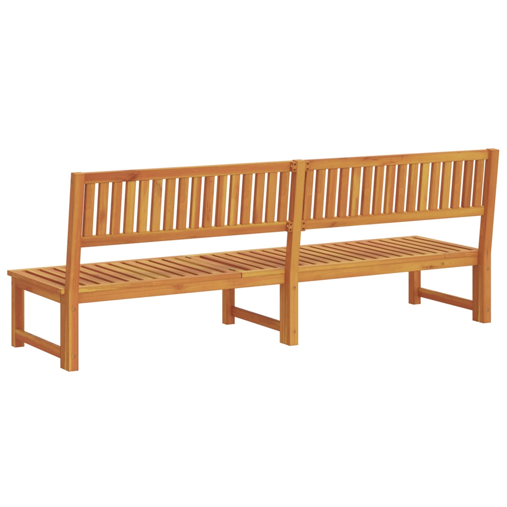 Lettino prendisole 3-in-1 in legno massello di acacia