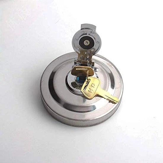 Gasdeksel Afsluitbaar per Vetro - Vetro di Ricambio per Carburante - Duraturo e Solido - Adatto per Kobelco SK200-6 SK120/200/230/300-5/6/3 - Incluso...
