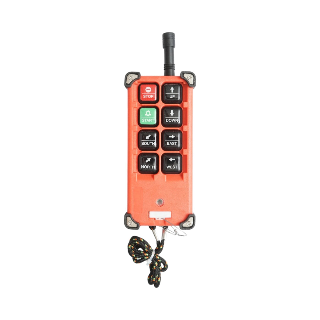Telecomando wireless industriale AC 380V con 6 comandi IP65 Breckner Germany