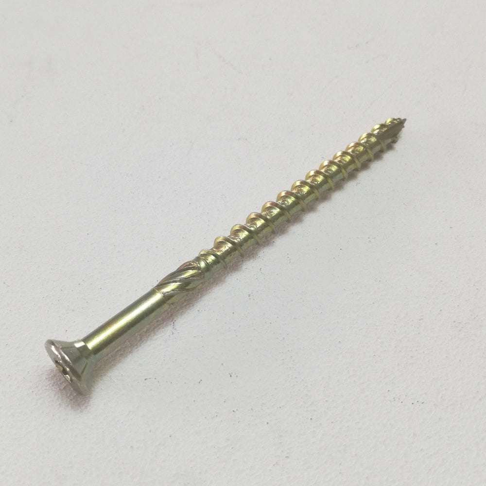 Vite 8x400mm tps testa conica gialla per legno impronta torx - 10pz