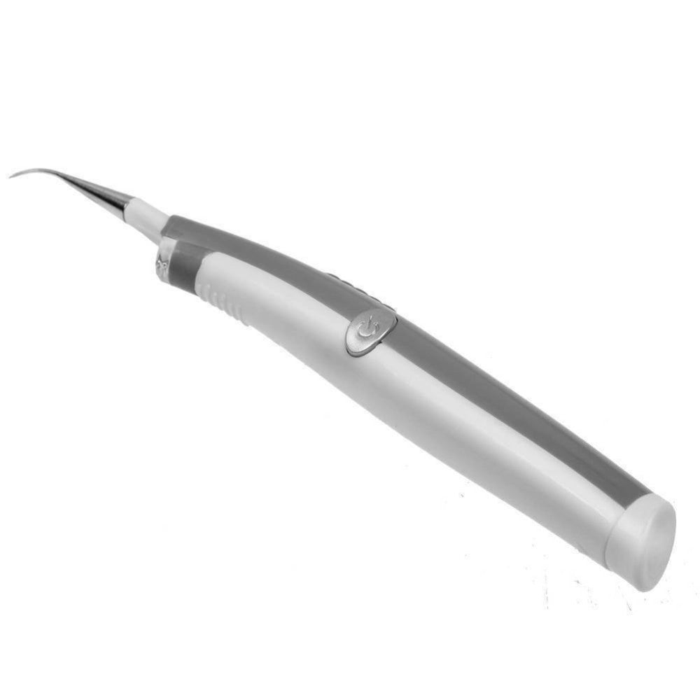 Trade Shop - Pulizia Denti Ad Ultrasuoni Con Led A Batterie Rimozione Tartaro Placca Macchie -
