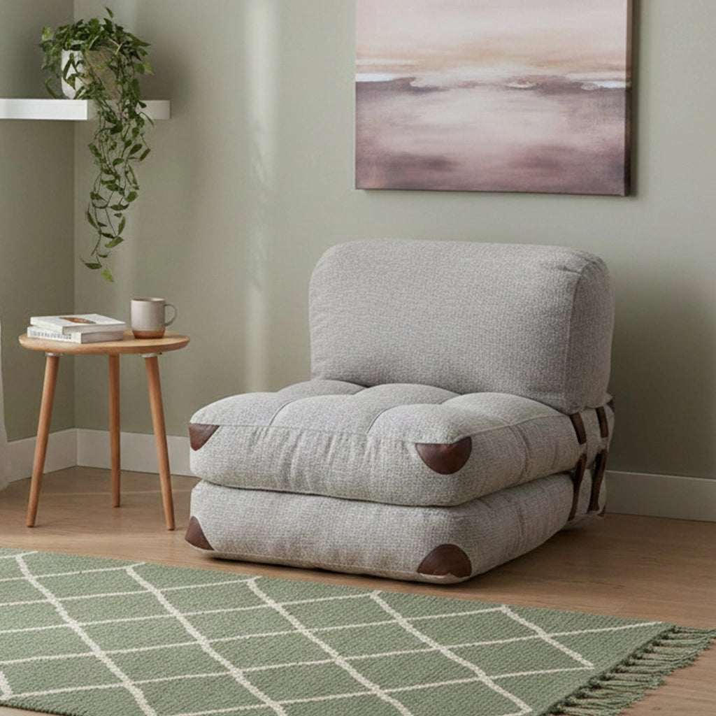 Poltroncina Surigae, Poltrona Peso Supportato 130 kg, 80x60x70h cm Grigio