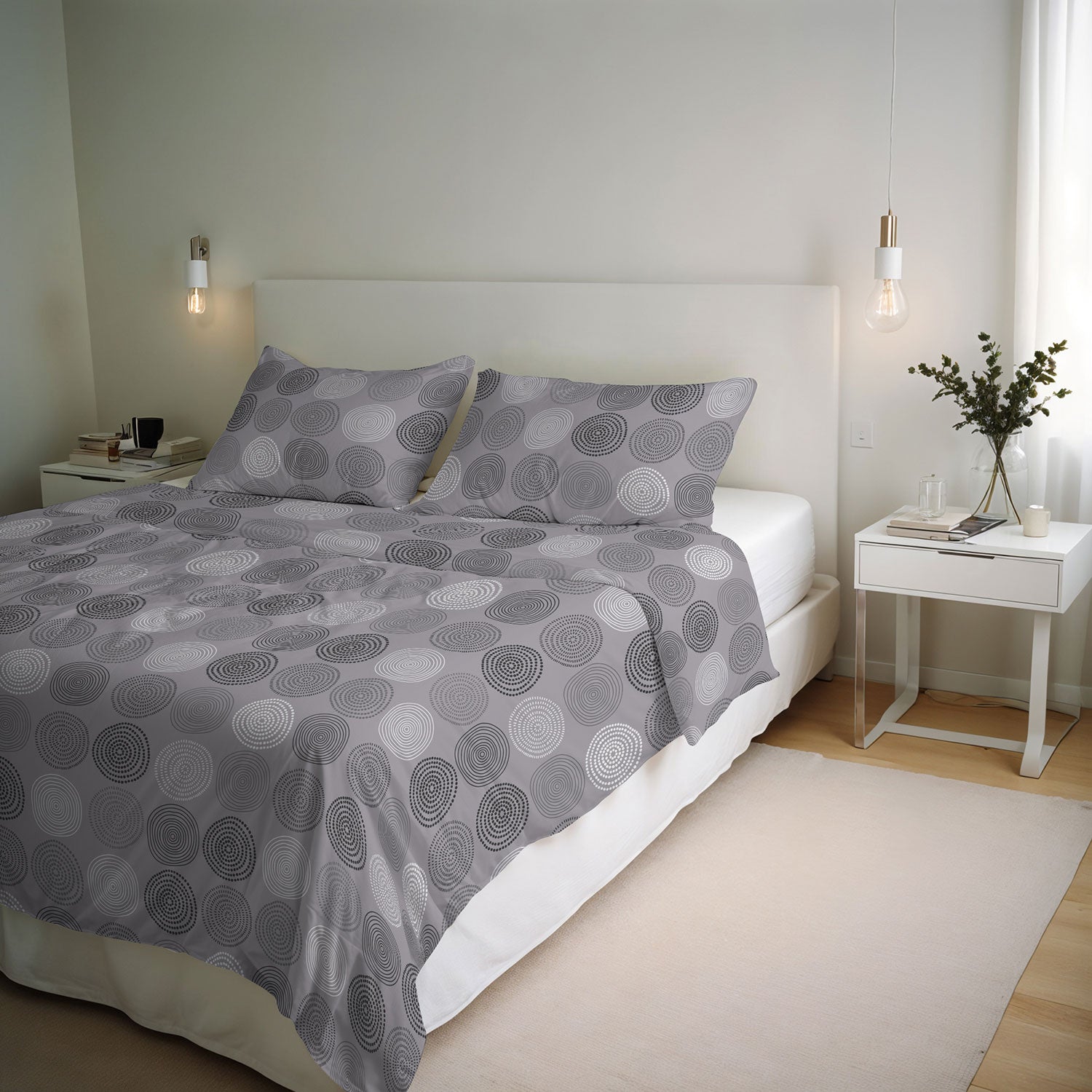 Copripiumino Singolo con Stampa sul Sacco e Federa Linea River Tago