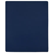 Lenzuola con Angoli Jersey 2pz Blu Marino 100x200 cm Cotone cod mxl 65325