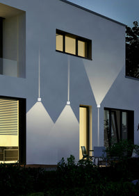 Applique da Esterno a LED in Pressofusione di alluminio Bianco Opaco