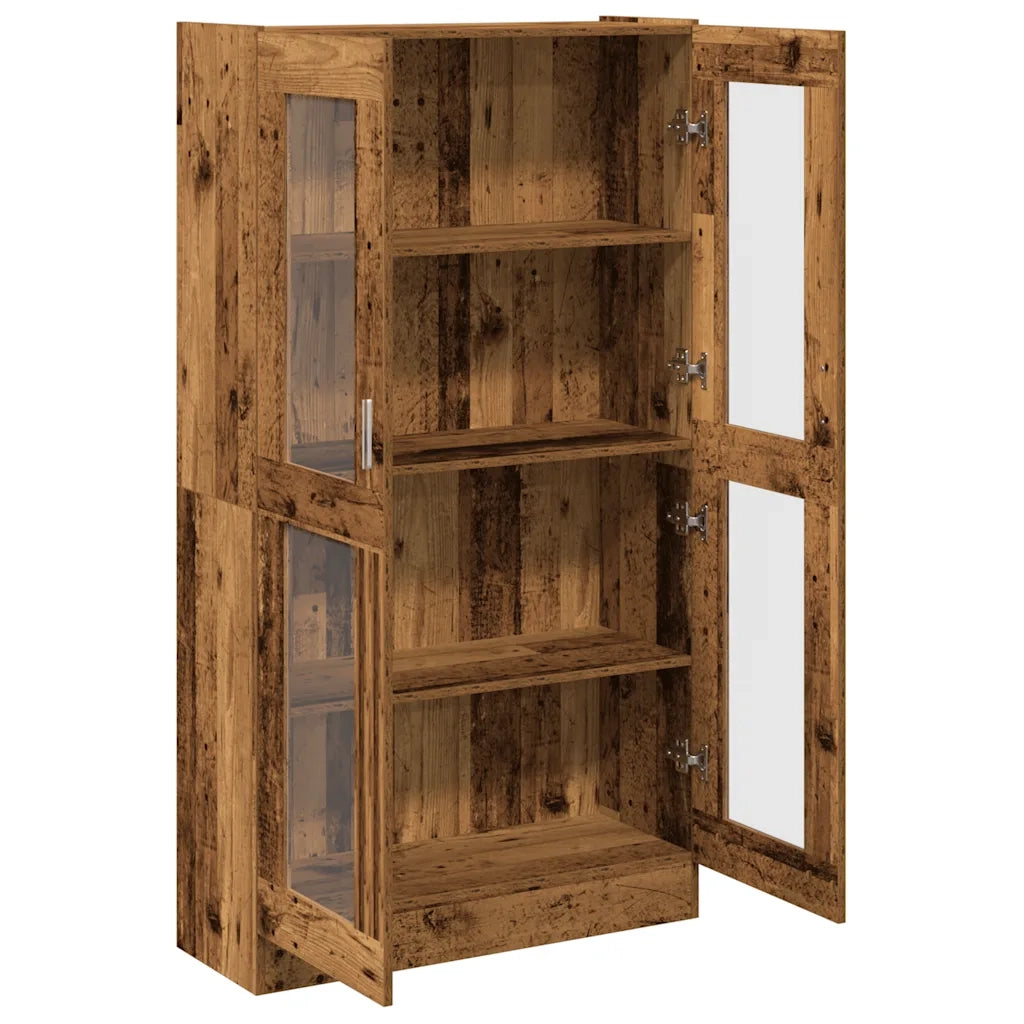 Credenza Alta Legno Antico 82,5x30,5x150 cm in Truciolato 3318718