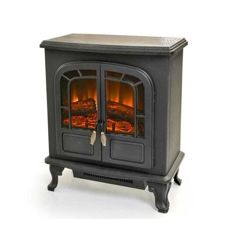 CAMINETTO ELETTRICO AD ARIA CALDA CON EFFETTO FIAMMA 50 X 28 X H60 CM