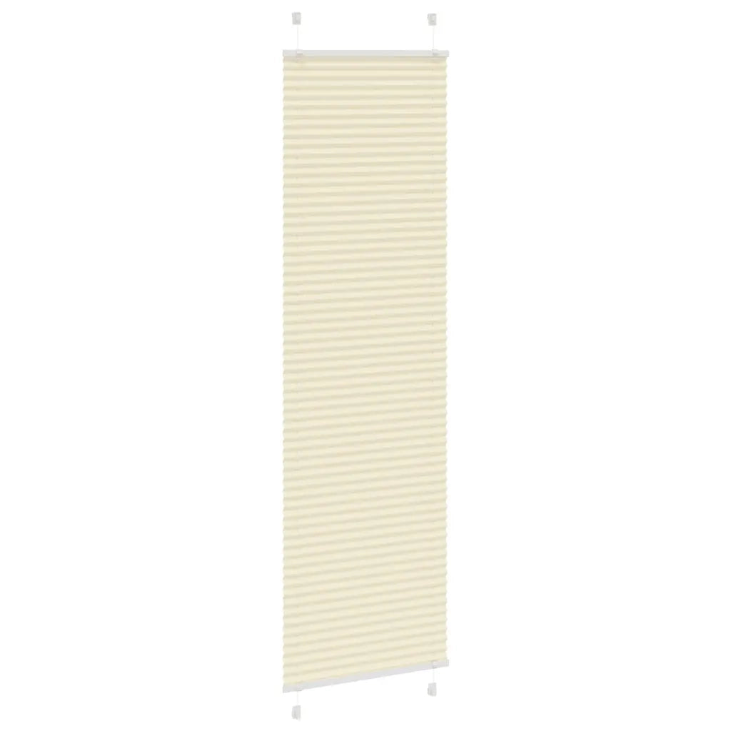 Tenda Plissettata Crema 55x200 cm Larghezza Tessuto 54,4 cm 4015304