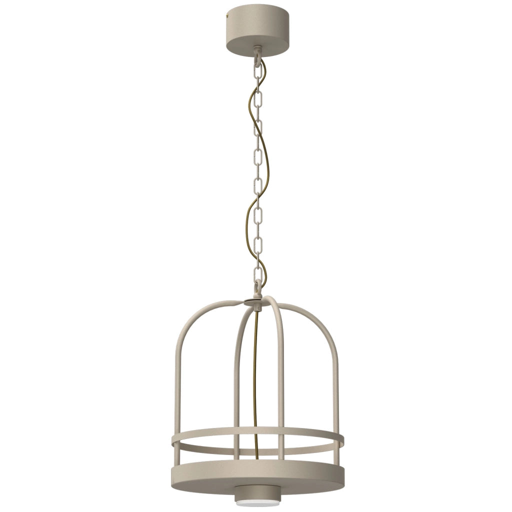Lampada a sospensione Zona 1xGX53 beige acciaio Luminex