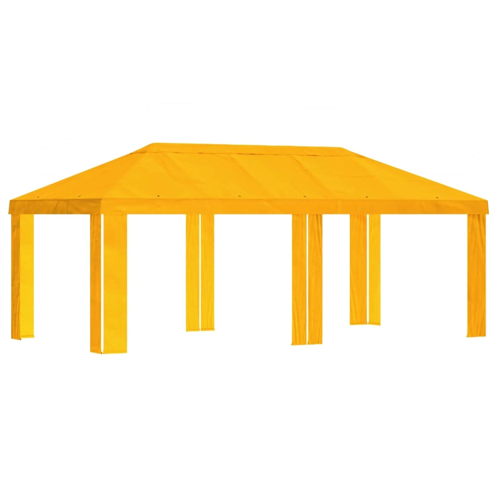 Copertura per Gazebo 6 x 3 m Giallo Poliestere 190 900430