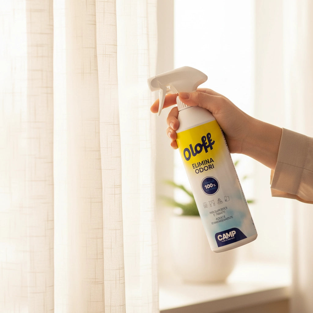 Camp oloff 500 ml elimina odori istantaneo per superfici e tessuti