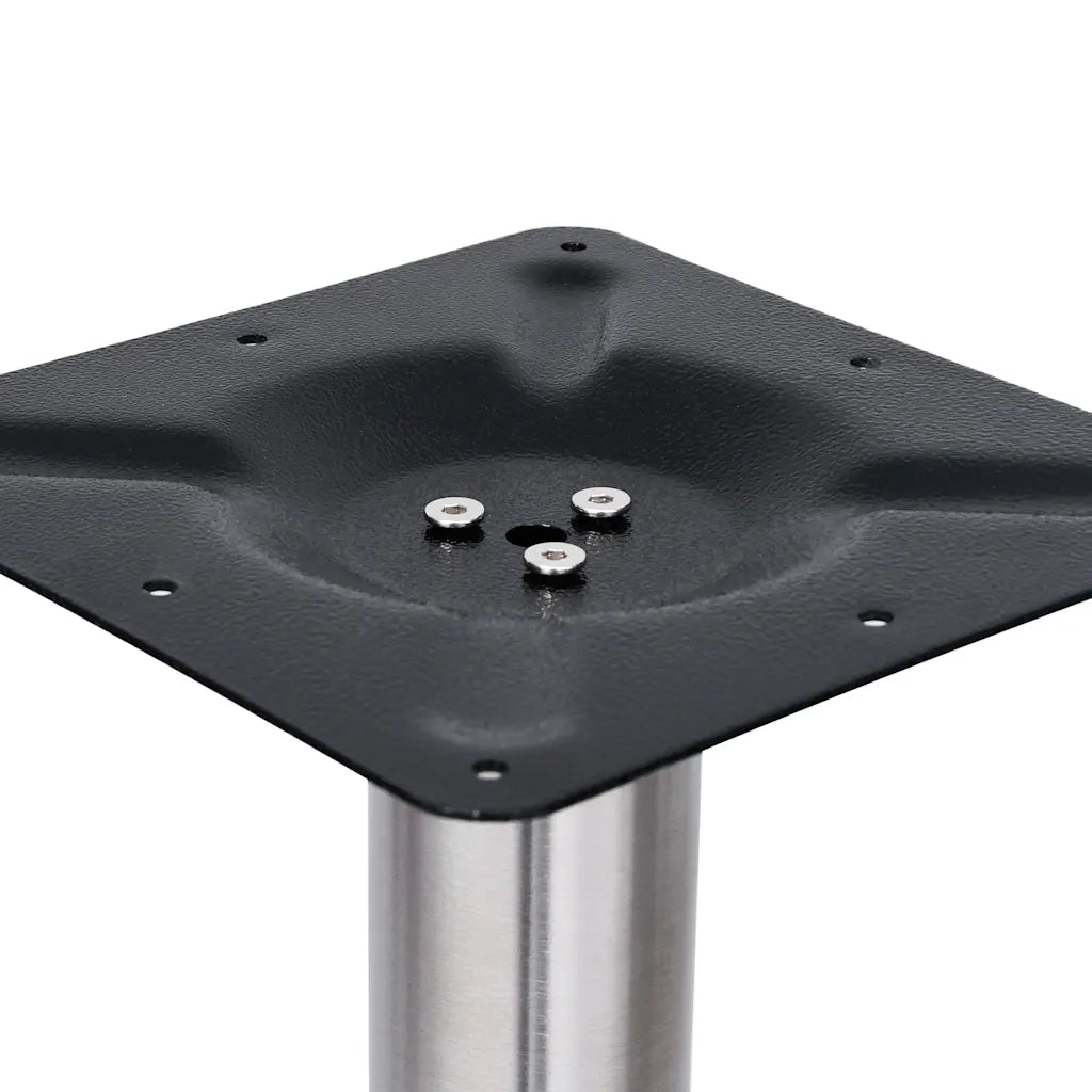 vidaXL Gamba per Tavolino da Bistrò Argento Ø45x72 cm in Acciaio Inox