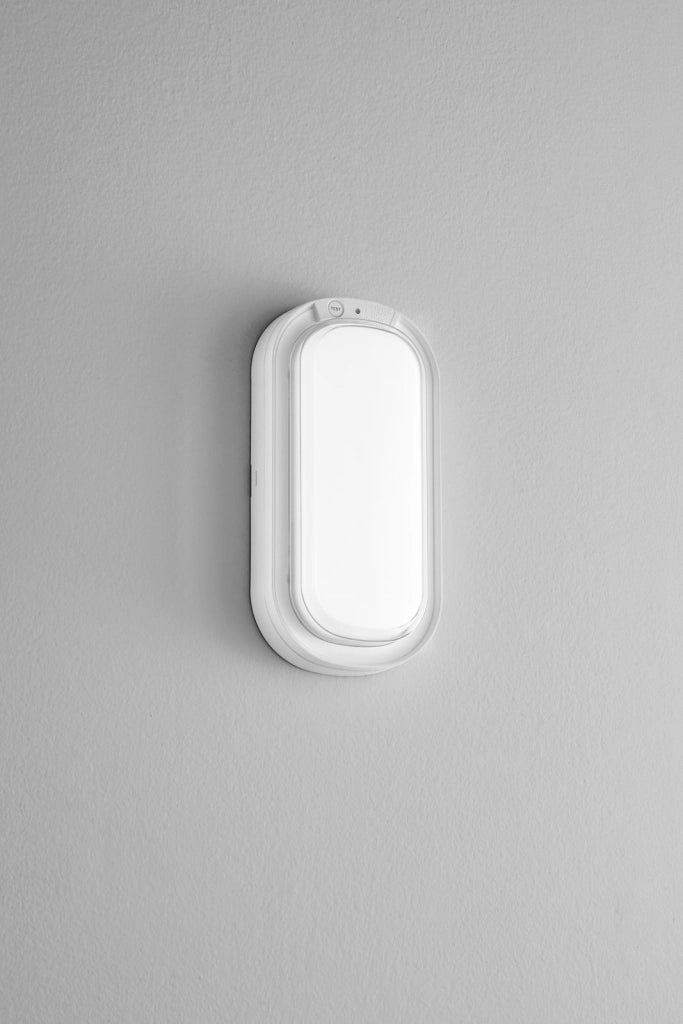 PLAFONIERA LED DI EMERGENZA EDISON IN PLASTICA 18W 1980LM 3CCT D.267X137X46MM