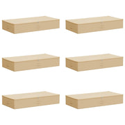 Scatola di Stoccaggio 6 pz Crema 90 x 48 x 15 cm CFW5774520