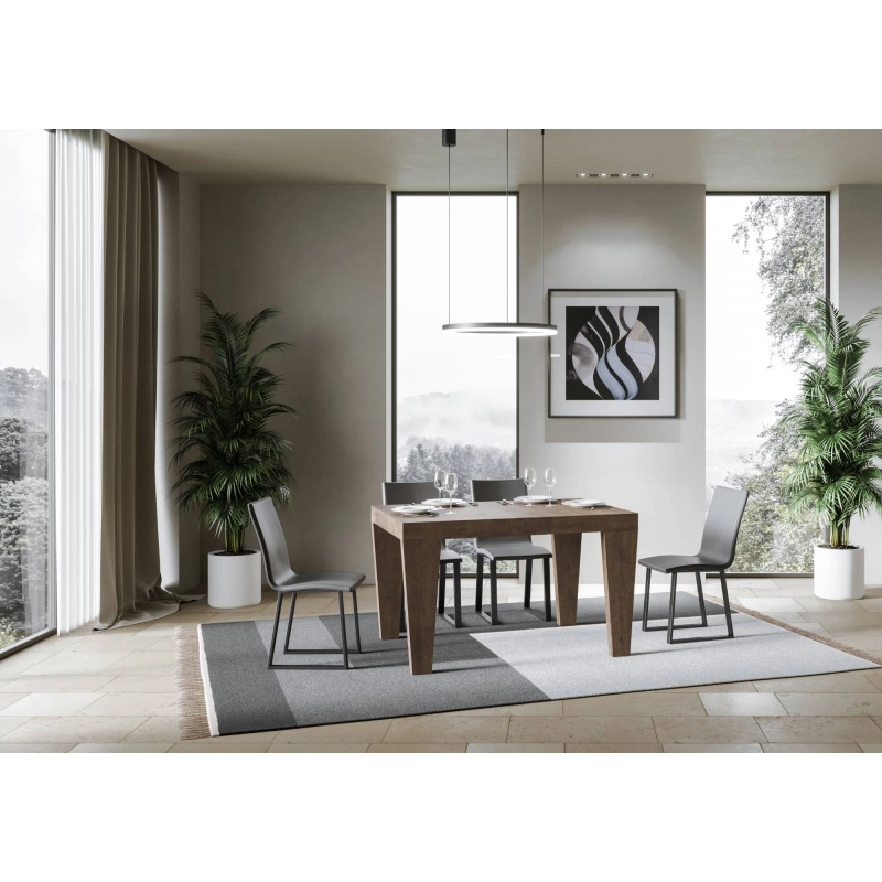 Tavolo allungabile 90x140/244 cm Spimbo - Noce