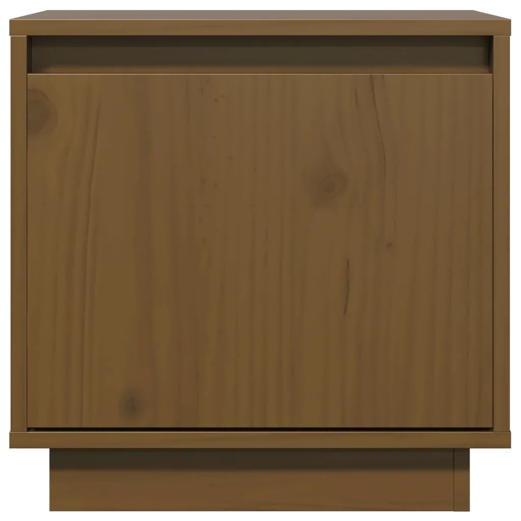 Comodini 2 pz-Set di 2 Tavolino da notte Ambra 40x30x40 cm in Legno Massello di Pino 337843