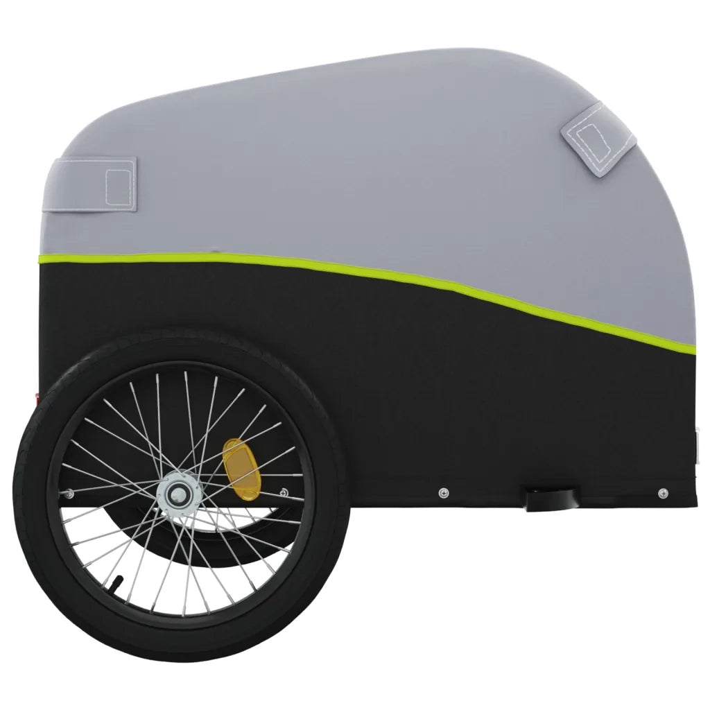 Rimorchio da Bici Nero e Verde 45 kg in Ferro CFW2897564