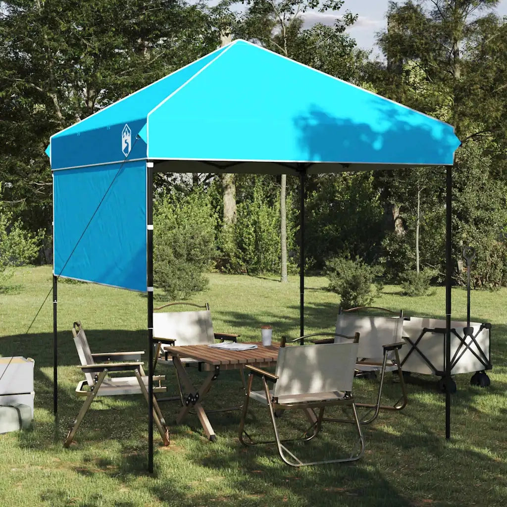 Tenda Gazebo Blu 194 x 194 x 251 cm Tessuto 42007374