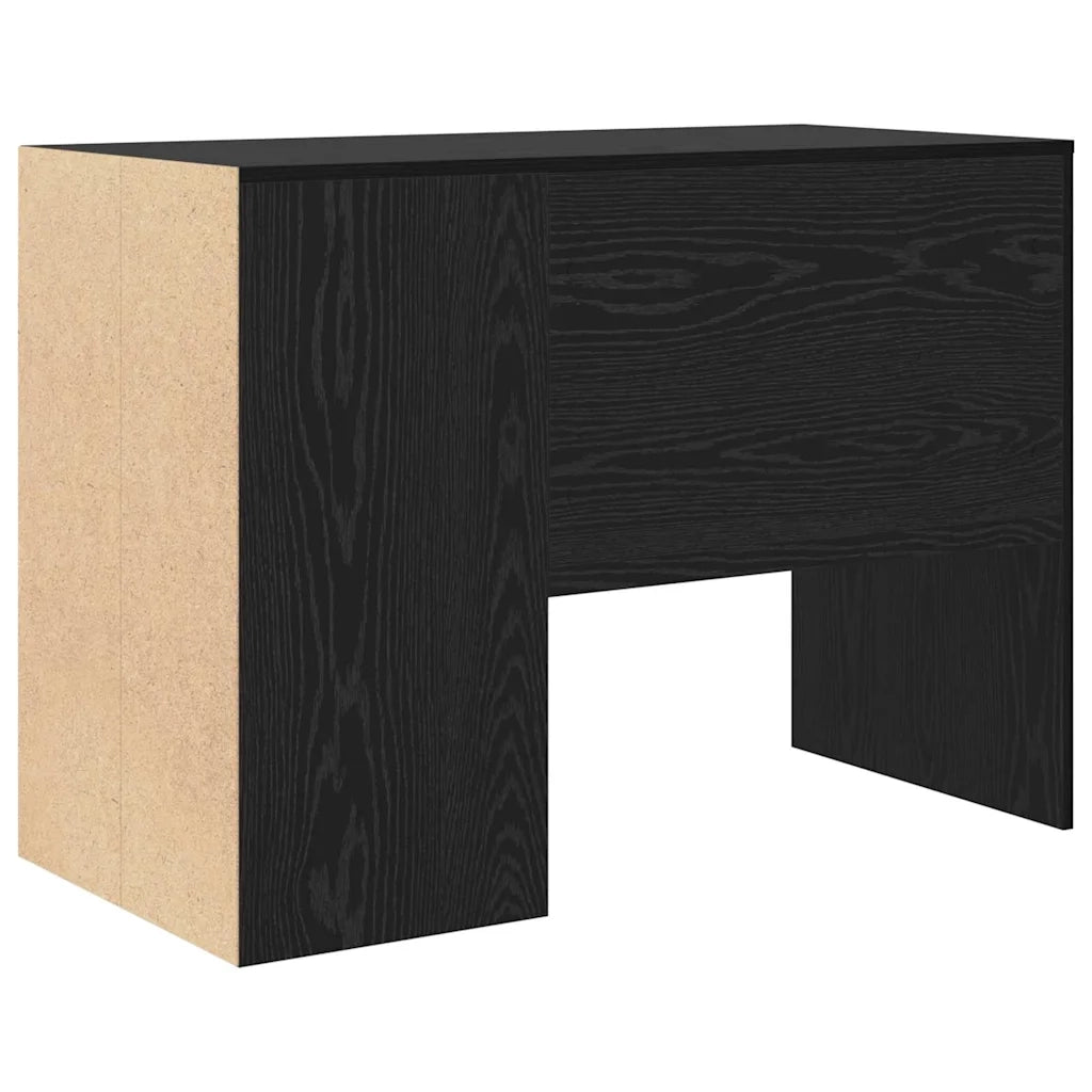 Scrivania Rovere Nero 102 x 50 x 75 cm Legno multistrato 869539
