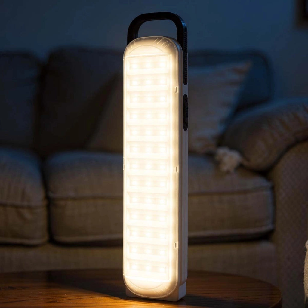 Lampada di emergenza 42 LED ad alta luminosità 1800mAh ricaricabile e portatile Bianco Avizar