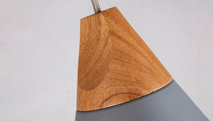 Lampada Da Soffitto Pensile Scandi A Grigio