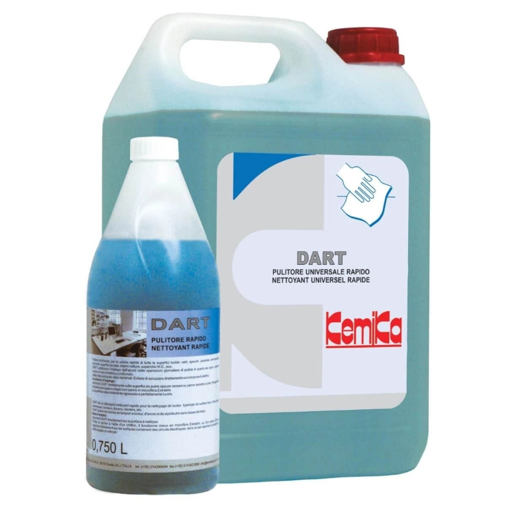 Dart Pulitore Universale Rapido Quotidiano per Uffici e Alberghi | Kemika, Versione da 5Kg