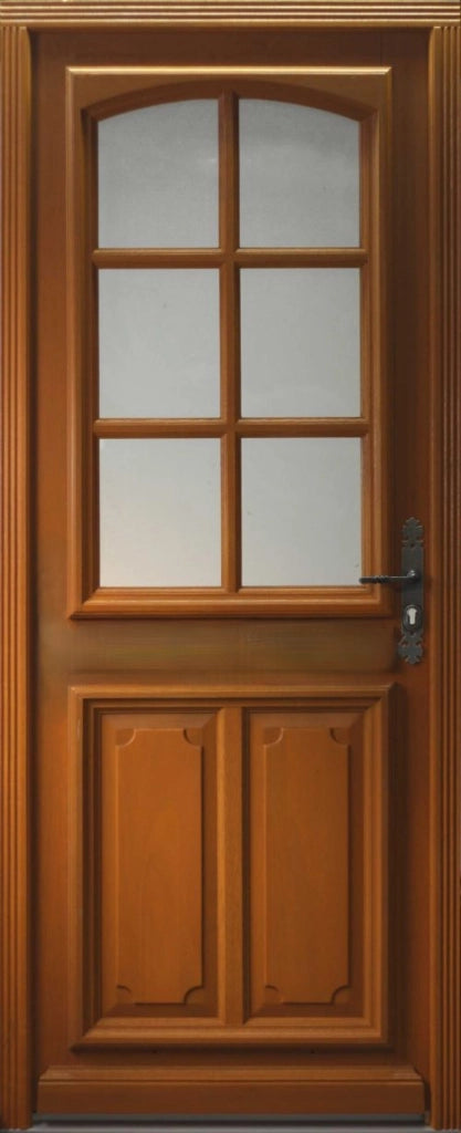 Porta d'ingresso in legno Exo modello 'Marine' 200X80 a sinistra a spinta senza maniglia
