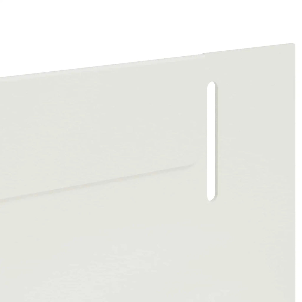 Bordura per Prato 20 pcs 102 x 4 x 4 cm Acciaio Bianco 8008719