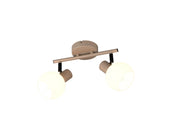Plafoniera spot orientabile beige 2xE14 BOBA RL