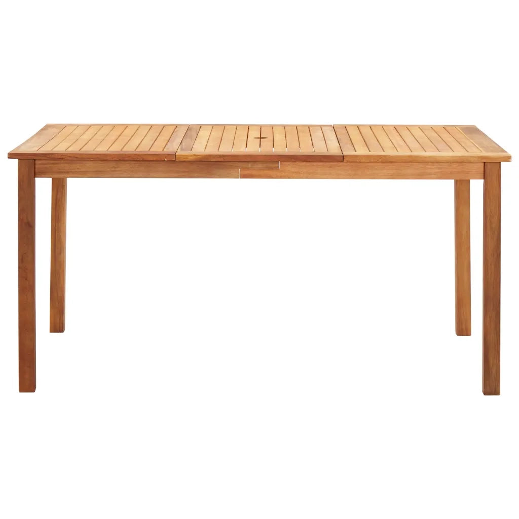 Set Pranzo da Giardino 7 pz Polyrattan e Legno d'Acacia Grigio 46001