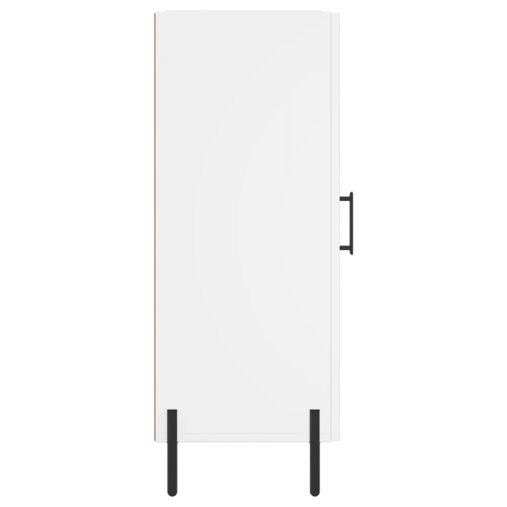 Buffet credenza cassettiera armadio mobile contenitore organizer per cucina soggiorno salotto 34,5 x 34 x 90 cm legno ingegnerizzato bianco 02_0030246