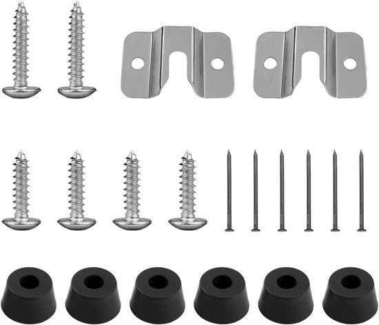 Accessori per la parete per tavolo da darts - set di 2 con chiodi e accessori standard