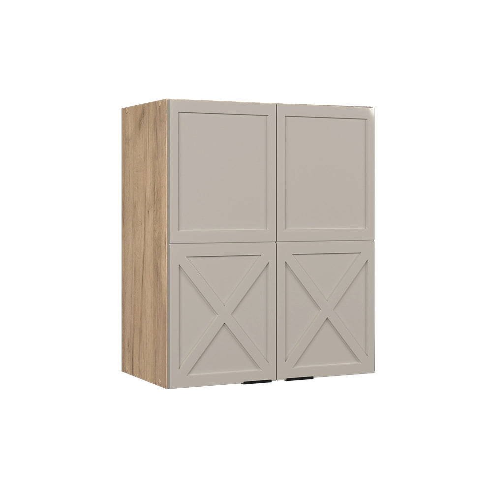 Pensile da cucina Fame-Line GrigioBeige/Rovere dorato 60 cm Vicco