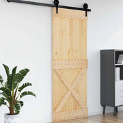 Porta NARVIK Naturale 90 x 210 cm Legno di pino solido