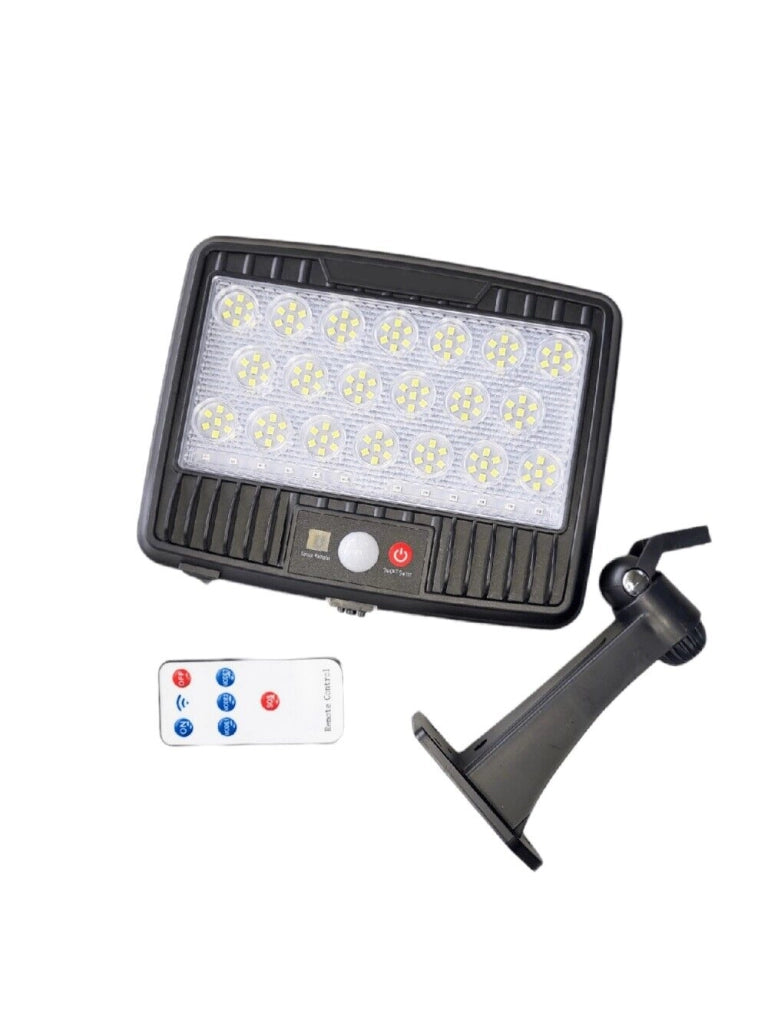 FARO SOLARE FARETTO CON TELECOMANDO SENSORE DI MOVIMENTO 140 + 6 LED FO-TA155