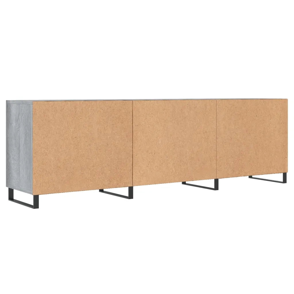 Mobile Porta TV Grigio Sonoma 150x30x50 cm in Legno Multistrato 829122