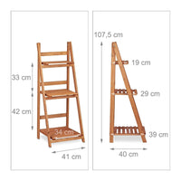 Scaffale a scala per piante in legno 107 cm 2013079/2