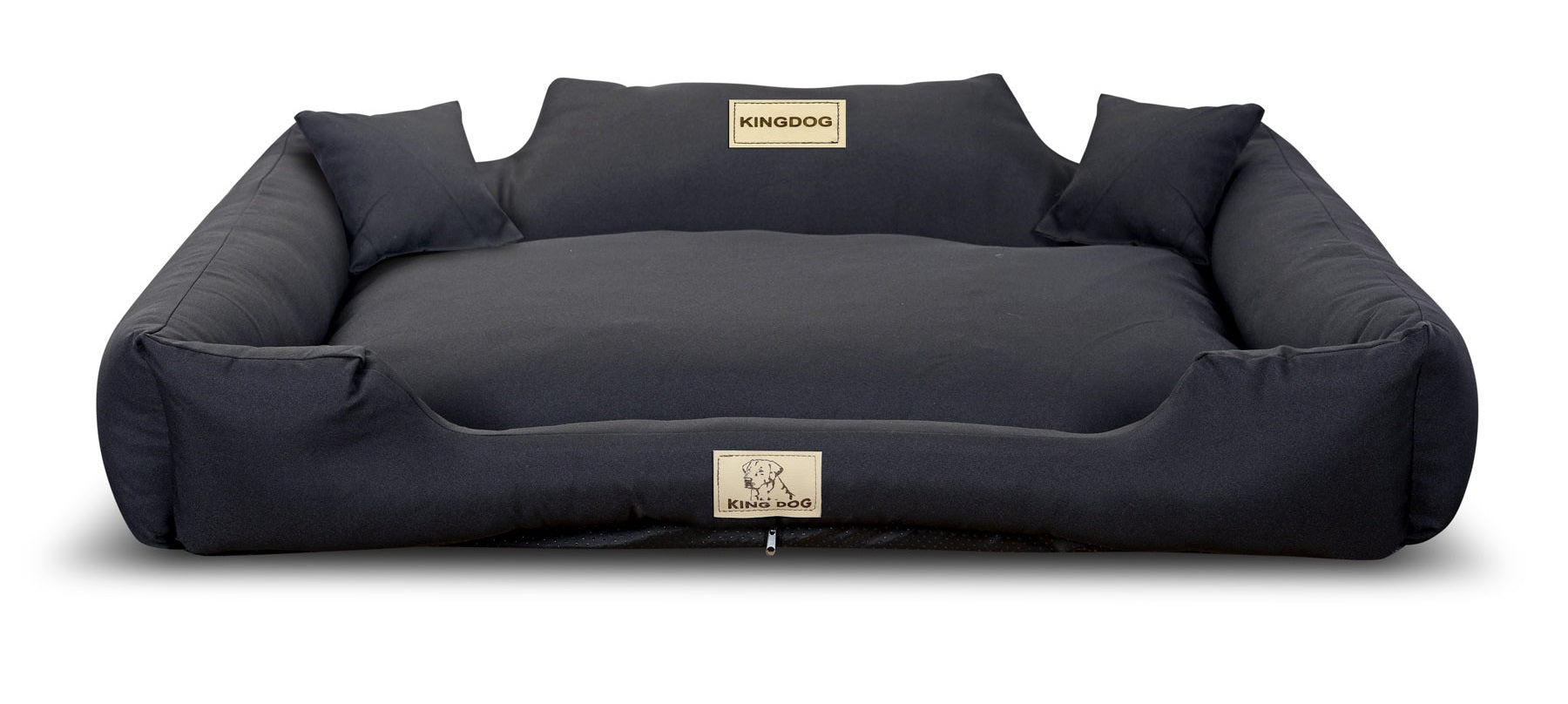 AIO FACTORY 115x95 cm KINGDOG MM43 Cuccia per cani personalizzabile nera
