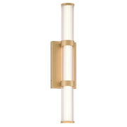 Applique Fayton oro LED 54cm 3000K IP44 bagno esterno