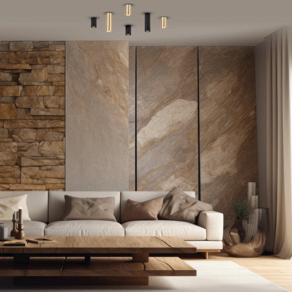 Faretto soffitto oro tondo 10cm GU10 8W Genesis Milagro