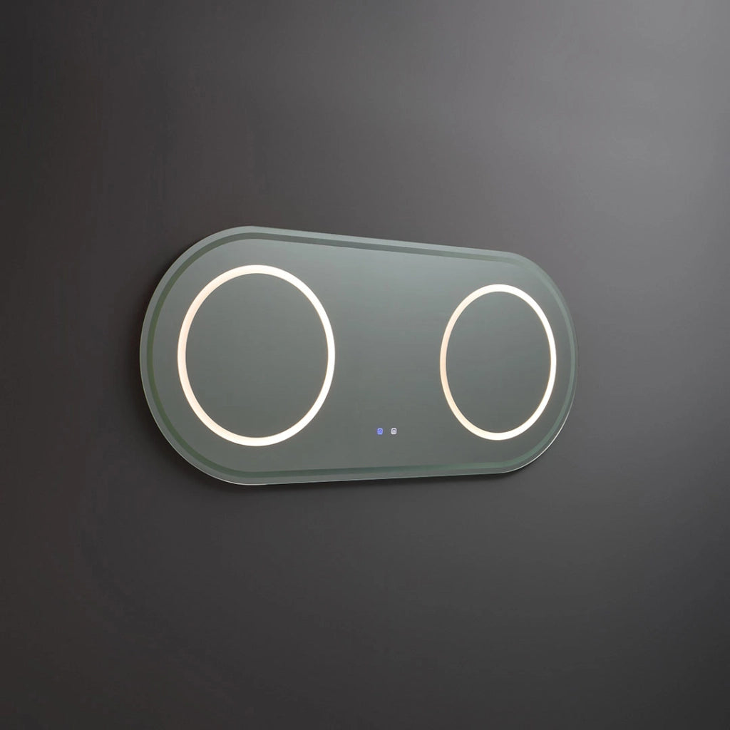 Specchio ovale 180x80 con illuminazione led