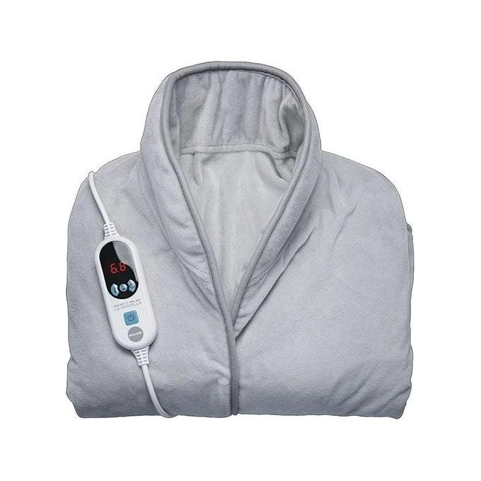 Macom 936 coperta/cuscino elettrico Coperta elettrica 100 W Grigio Microfibra