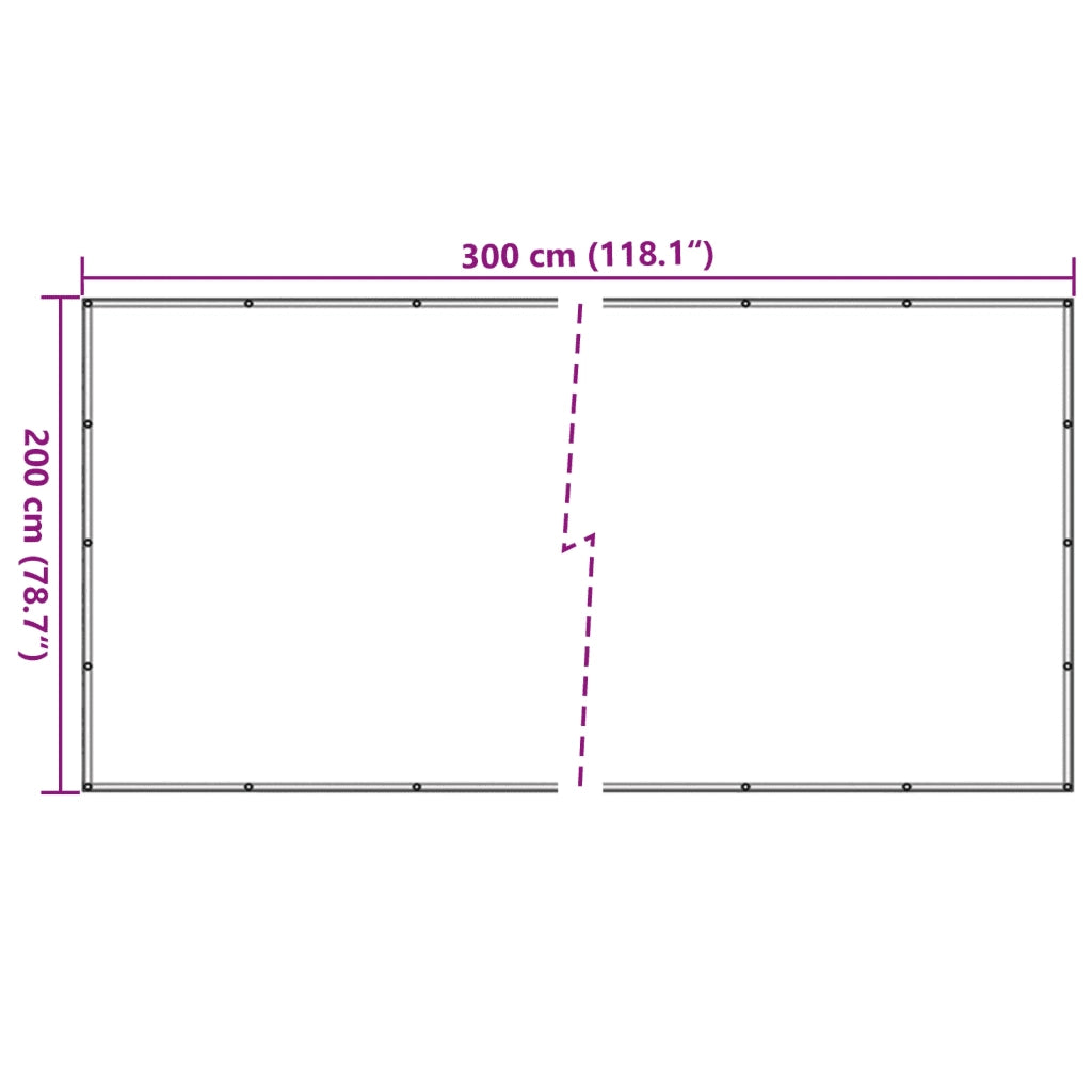 Rete per Rimorchi in HDPE 2x3 m Nera CFW2589362
