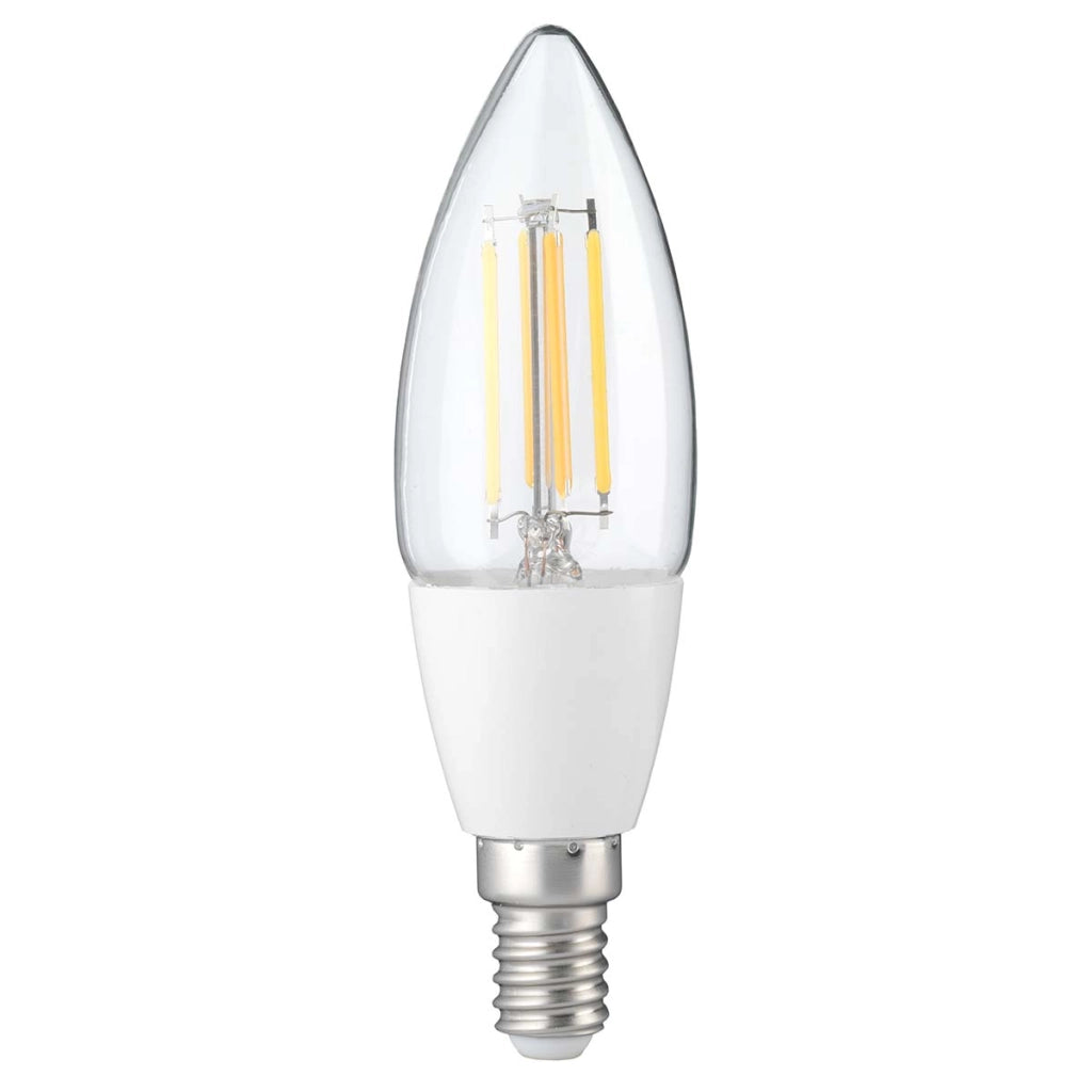 SMARTLIGHT130 Lampada a filamento intelligente a LED 4,5W E14 Wi-Fi Alecto Trasparente Alecto